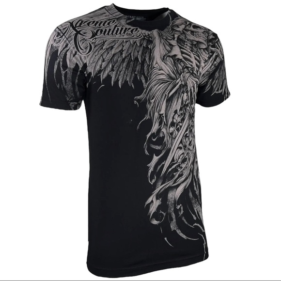 Xtreme Couture by Affliction Men's T-Shirt Wielding Death - Picture 7 of 9
